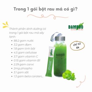 Bột Rau Má Nguyên Chất Bamboo