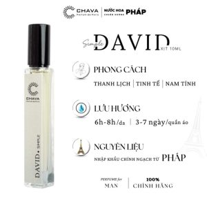 Simple David - Nước Hoa Nam Thơm Lâu, Lịch Lãm