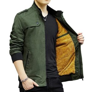 Áo Khoác Kaki Nam Lót Lông Siêu Ấm Siêu Thời Trang