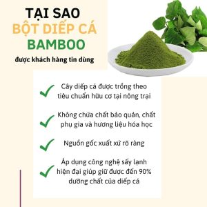 Bột Rau Diếp Cá Sấy Lạnh