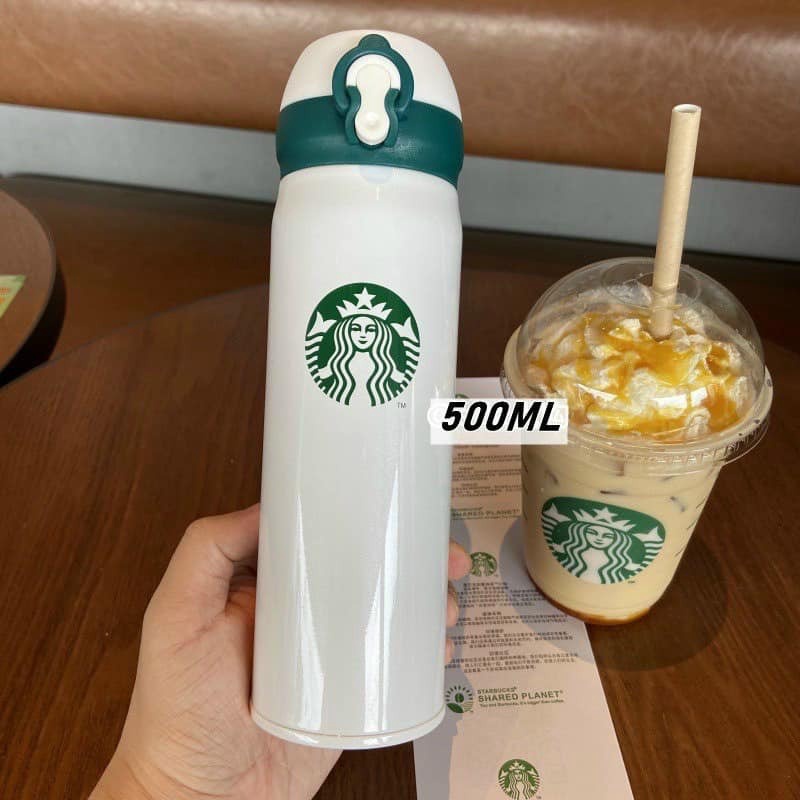 Bình Giữ Nhiệt Starbucks Inox 500ml