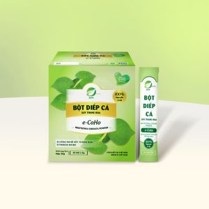 Bột Rau Diếp Cá Sấy Lạnh e-CoHo Hộp 30g Chia 15 Gói Tiện Lợi