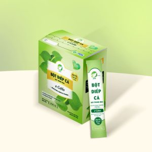 Bột Rau Diếp Cá Sấy Lạnh e-CoHo Hộp 30g Chia 15 Gói Tiện Lợi