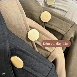 Áo Khoác Măng Tô Dáng Dài Kèm Dây Đai Chất Kaki