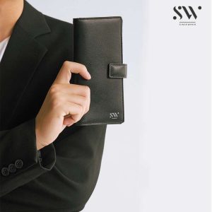 Ví Dài Nắp Gập Khoá Bấm Sincewhen